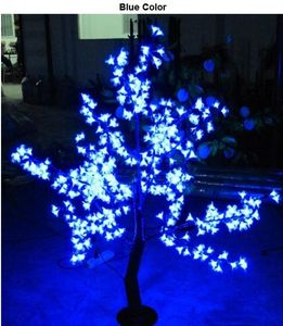 Светодиодное дерево вишни свет 5 футов 480 шт. Светодиодные лампы 1,5 м высота 110 В 220 В семь цветов для варианта открытый непромокаемый двор садовые украшения