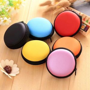 Colorful Storage Carrying Bag Rectangle Zipper Earbud EVA Case Cover For USB Cable Key Coin
