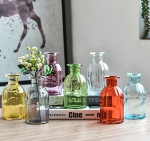 Glas hydroponic växt modern minimalistisk vas Nordic Små färska dekoration vardagsrumsbord dekoration blomma arrangör