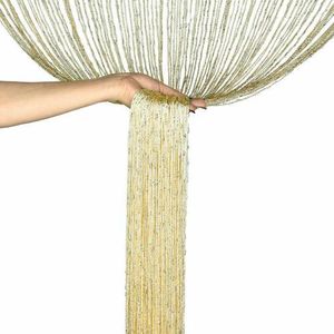 3x2.9M Струнный занавес Flash Line Blica Shinity Tassel Strings Дверное окно Декоративная делительница Занавес Глиттер Валтер