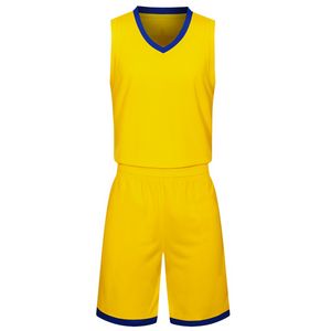 2019 새로운 빈 농구 유니폼 인쇄 로고 망 크기 S-XXL 저렴한 가격 빠른 배송 좋은 품질 노란색 Y002AA1N