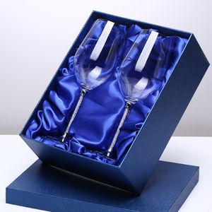 350-470ml de cristal de whisky casamento brindando champanhe flautas óculos bebida copo casamento casamento decoração copos para festas caixa de presente