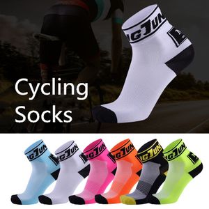 Outdoor Riding Socks Mens and Womens Friction Comfortabele katoenen fietsen sport sokken zomer dunne sokken hoge kwaliteit