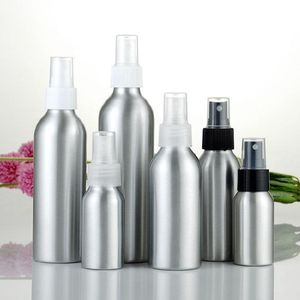 30 50 100 120 150 250ML recarregáveis ​​alumínio spray atomizador Garrafa do metal Perfume garrafa vazia Essentials óleo em spray garrafa de Viagem Cosmetic