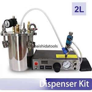 Il distributore automatico di resina epossidica include un kit valvola di erogazione per barile a pressione da 2 litri
