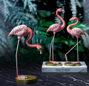 Nordic Creative Flamingo Ozdoby Domowe Dekoracje Miękkie Dekoracje Pokój Winiarski Szafka TV Szybka Wyświetlacz