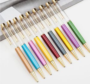 DHL Boş Bling Bling 2-in-1 Ince Kristal Elmas Tükenmez Kalemler glitter Stylus Dokunmatik Kalem DIY kalemler 13 renk SN2601