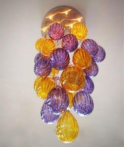 Modern Design Festival Light Decorative Hanging Lamps Balls Chandelier with Hand Blown Murano Glass AC 110/120/220/240V