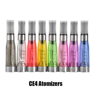 Neueste Ego CE4 Clearomizer Atomizer Cartomizer ce5 ce6 Tank 1,6 ml Vaporizer für Ego-t Ego-k Batterie e-Zigarette Starter-Kits mit 8 Farben DHL