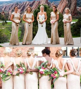 Bohemian Bridesmaid Dresses Sequins Long Summer Country Garden Formal Wedding Party Guest Maid of Honor Gowns Plus Size Custom Made