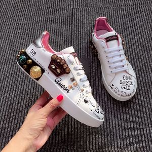 Designer Kvinnor Nylon Casual Skor Gabardine Classic Canvas Sneakers Brand Wheel Lady Stylist Trainers Fashion Platform Solid