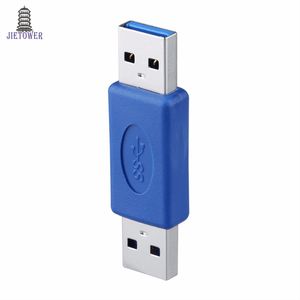 300 sztuk / partia USB 3.0 Wpisz mężczyznę do wpisywania mężczyzny M-M ADAPTER Złącze Changer Gender Connector Pro Nowy