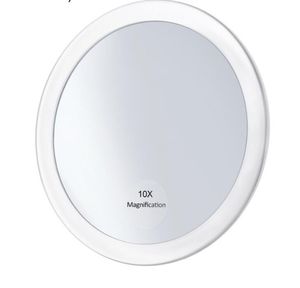 10x vergroting make upspiegel met zuignappen make up pocket cosmetische spiegel vergroting Compacte spiegelvergroting