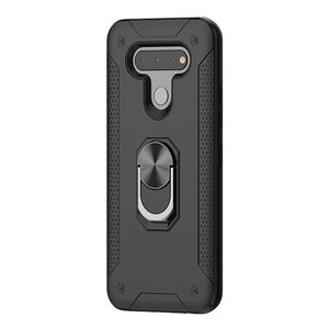 Zırh halka kickstand oopbag ile LG K51 Stylo 6 MOTO G Stylus Manyetik TPU PC için Hibrit telefon kılıfı