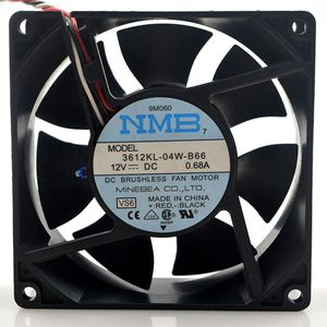 NMB per 3612KL-04W-B66 12V 0,68A 9038 9CM 90*90*38mm grande volume d'aria con ventola termistore 3 fili