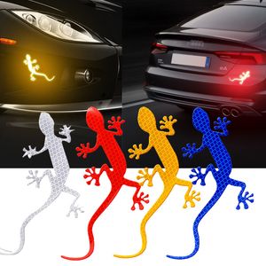 Auto Reflektierende Aufkleber Sicherheit Warnung Mark Reflektierende Band Auto Außen Zubehör Gecko Reflektierende Streifen Licht Reflektor