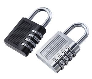 Newest 4 Dial Combination Luggage Padlock PC Security Combination Lock Code Lock Metal Password Locks New