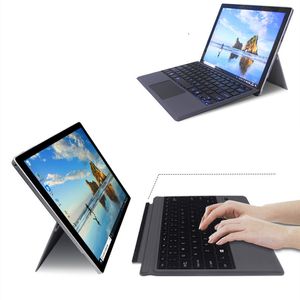 Ultradünne kabellose Bluetooth-Tastatur-Lederhülle für Microsoft Surface Pro 3 4 5 6 Go mit Hintergrundbeleuchtung und Touchpad, 10 m Betrieb
