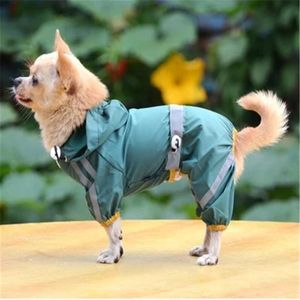 Neuer Welpen-Hunde-Regenmantel, wasserdichte Jacke, reflektierende Sicherheits-Hundekleidung, Haustier-Regenmantel, Cat Glisten Bar Hoody, Hundemäntel für kleine Hunde. Neu