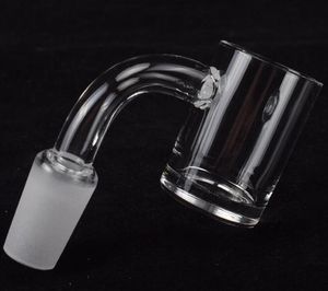 Quartz Banger inferior 5 mm de espessura Flat Top Banger prego Quartz Nails 10 milímetros 14 milímetros 18 milímetros Masculino Feminino Quave para Dab bong Rig vidro