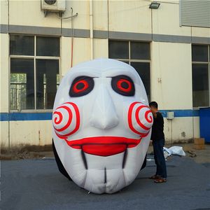 Customized Giant Inflatable Balloon Clown With LED Strip and CE blower For Nightclub Ceiling Decoration