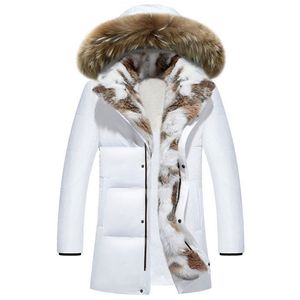 Vinter Mode Elegant Kvinnors Kläder Midlängd Tjock Hooded Down Jacket Mångsidig Varm Jacka