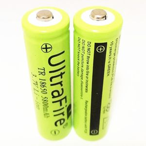 18650 Li-ionバッテリー3.7V 5800MAH LEDトーチ懐中電灯デジタルカメラ自転車LEDヘッドライトのための充電