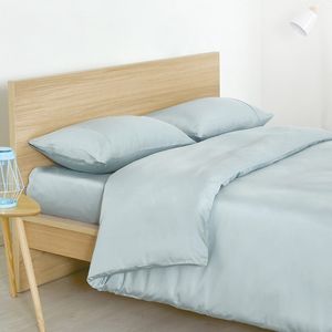 Original xiaomi youpin 4 pcs conjuntos de cama simulação cetim de seda dupla cores combinando capa de colcha fronha para cama de casal tamanho 1.8m 300589