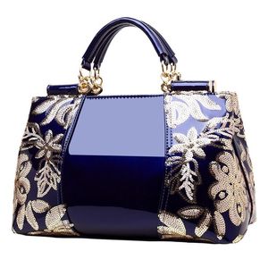 HBP New patent leather shoulder fashion bag 2021 women's bag European and American style shiny handbag
