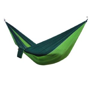 Hot 2 Pessoas portátil Parachute Hammock Camping Survival Jardim Lazer Hamac Viagem Duplo Pessoa frete grátis