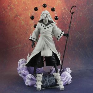 Anime Naruto 3 Heads Uchiha Madara Action Figure Rikudo Sennin PVC Model Toy Statue Birthday Gift Decoration Collections 1125g MX200319