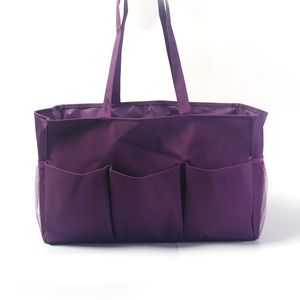 Wholesale Blanks Plain Polyester Large Garden Tote Utility Tote Bag Garden Tool Bags in many colors DOM103307