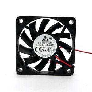 Yeni Orijinal Delta EFB0612MA 60X60X10mm 6cm DC12V 0.12A 2LINES BOAL RICHER SOĞUTMA FAN