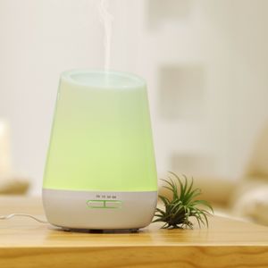 BEIJAMEI 500ML USB Humidifier LED Aroma Diffuser Small Home Aroma Essential Oil Diffuser Aromatherapy Humidifiers Mist Maker