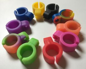 Silicone Smoking Cigarette Holder Cigarette Rings Stent Tobacco Joint Holder Finger Protector For Regular Size Smoking Tool Accessories Gift