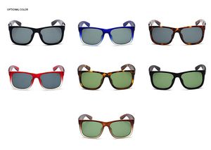 Großhandel – Sonnenbrillen für Männer und Frauen, Markendesigner, Plankenrahmen, Sonnenbrillen, Flash-Spiegelgläser mit Leder, mit braunen Hüllen und Box