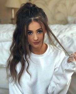 Soft Human Hair ponytail wavy pony tail hairpiece with bang wet and wavy drawstring horsetail brazilian remy hair 8A GRADE 120g semles sleek