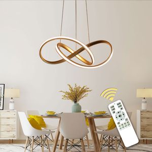 Gold&White Modern LED Pendant Light For Living room Bedroom Dining Room Hanging Lamp LED Pendant Lamp Indoor Lighting Luminares