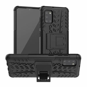 Shocksäker tuffa robust dubbelskikt skyddsfall Hybrid kickstandlock för Samsung Galaxy A31 A21 A11 A01 A41 A51 A71 5G A81 A91 S20 FE