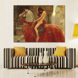 Nuovo enorme 100% dipinto a mano figura astratta moderna pittura a olio su tela bella ragazza nuda dipinti casa / decorazione della parete arte A-68-2