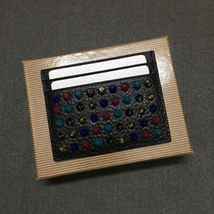 男性クラッチバッグビルフォールドボトムスレッドウォレットクレジットホルダー薄財布銀行カードパッケージコインポーチブシン本物の革の財布ボックス40色