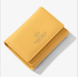 Nowa koreańska wersja Multi-Card Samica Portfel Tri-Fold Zipper Monety Karty Portfel Pakiet Damska Torba Sprzęgła
