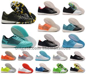 New Arrival Mens Lunar Gato II 2 IC Soccer Football Shoes Indoor Outdoor Turf Boots Leather Skin Cleats Super Light 39-45
