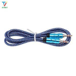 300pcs/lot 3.5 Auxiliary Cable Audio Cable Nylon bamboo style Male Aux Cord Cable For Mp3/Speaker/Car Suppion wholesale