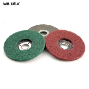 10 pezzi disco abrasivo non tessuto abrasivo 125 cuscinetto di lucidatura della smerigliatrice per la lucidatura in metallo