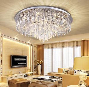Luksusowy projekt Crystal Sufit Light Nowoczesne oświetlenie AC110V 220 V Luster Plafonier LED Sypialnia Lampa Salon Salon Myy