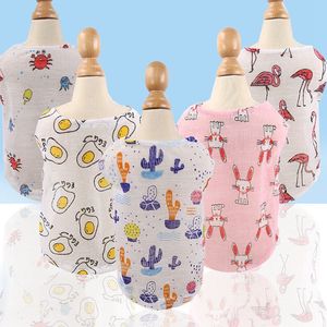 Pet Dog Clothes for Small Dog Summer Shirt Clothes for Dogs Printed Jacket Clothing Chihuahua Costume Pet Products Puppy