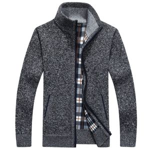 Men's Sweaters Mens Sweater Cardigan Stand Collar Long Sleeve Fit Jacket Solid Color Loose
