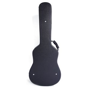 Wholesale 41 Inch Folk Guitar Hardshell Carrying Case Bag Fits Most Acoustic Guitars Microgroove Flat Black Color