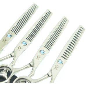 Meisha 6.0 Inch Professional Hairdressing Thinning Shears Japanese 440c Cut Rate 15%-60% Hair Salon Scissors Barber Clipper Suppliers HA0450